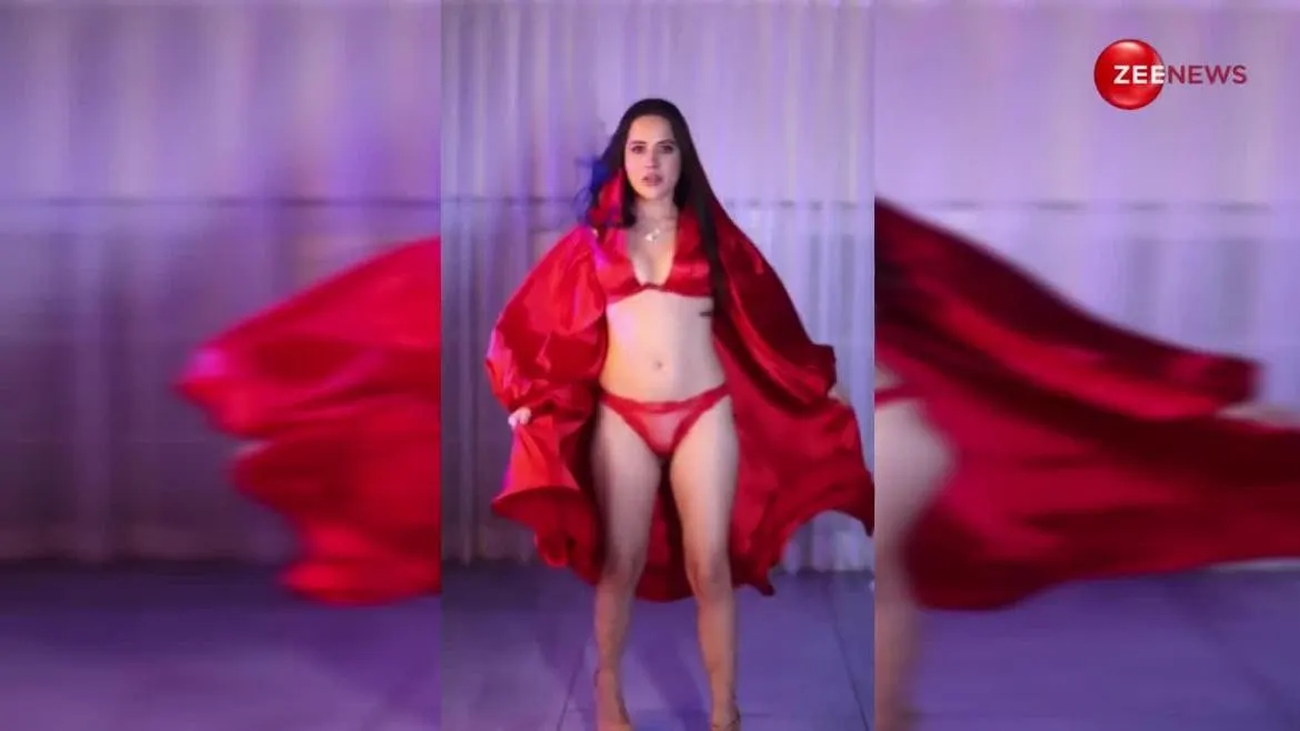 Watch Breaking News Urfi Javed Semi Nude Avatar Expose Hot Figure In