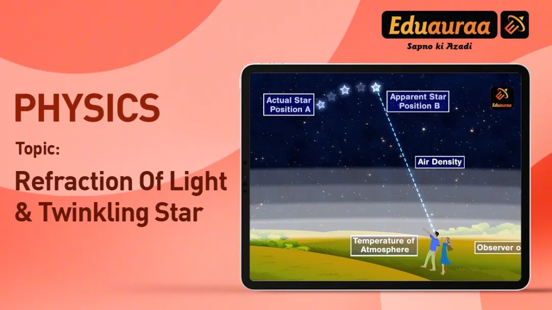 Refraction of Light and Twinkling Stars 