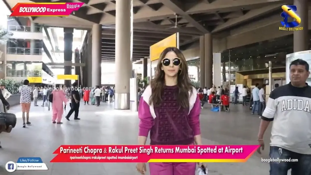 Parineeti Chopra And Rakul Preet Singh Returns Mumbai Spotted at Airport 