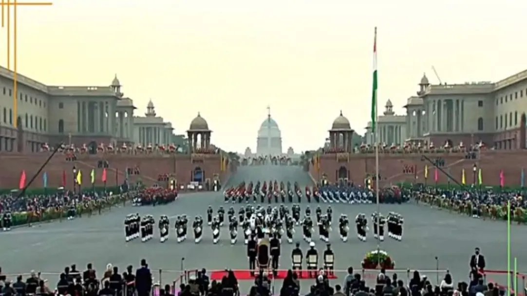 Beating the Retreat ceremony marking the culmination of Republic Day celebrations to be held at Vijay Chowk in New Delhi 