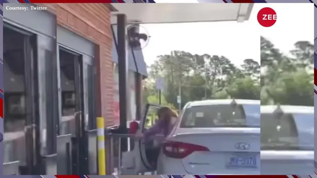 woman forgets to put car in parking mode while fighting loses car watch shocking video 
