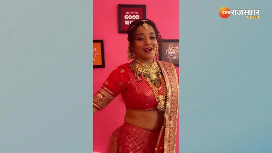 Monalisa Video Wearing a wedding dress Bhojpuri actress remembered that night watch video 