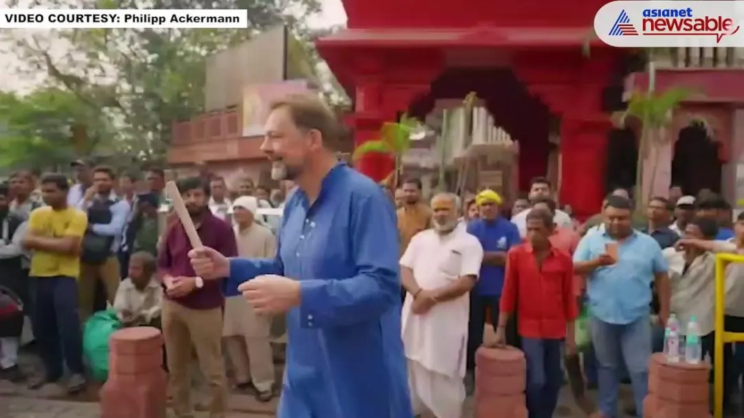 Watch: German embassy staff celebrate 'Naatu Naatu' Oscar win on streets of Old Delhi 