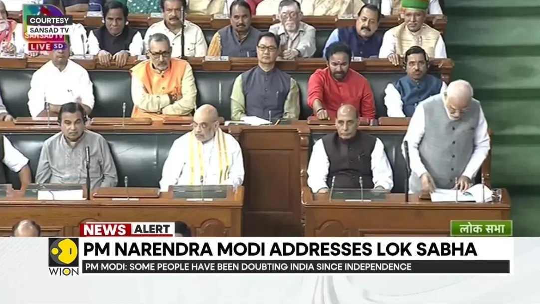India: PM Modi addresses Lok Sabha the last time in old Parliament building 
