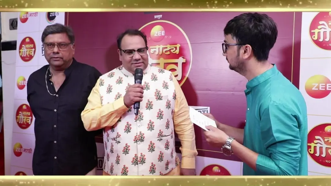 One word game with celebrities - Zee Natya Gaurav Purskar 2019 - Behind The Scenes 