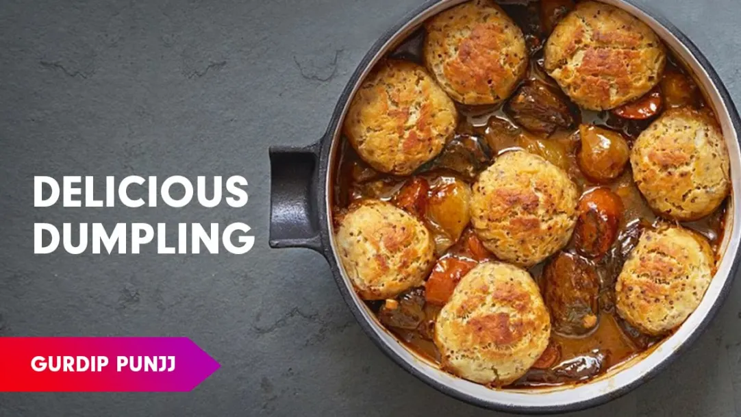 Spring Onion Dumplings Recipe by Chef Gurdip Episode 60