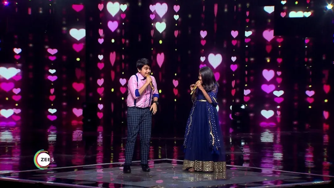 Madhav Arora and Aaryananda R Babu’s harmanious duet performance – Sa Re Ga Ma Pa Lil Champs 2020 Promo