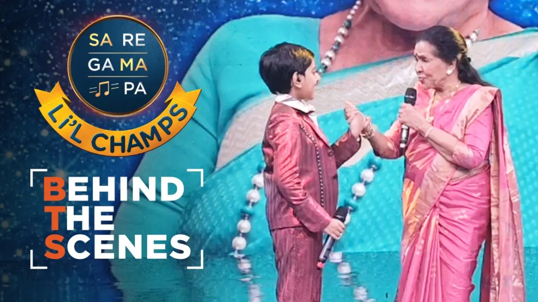Asha Bhosle Arrives as a Special Guest | Behind The Scenes | Sa Re Ga Ma Pa L'il Champs 