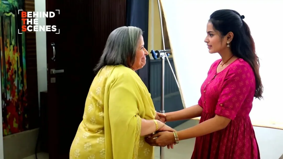 Padmaja Expresses Her Joy to Netra | Behind The Scenes | Saatvya Mulichi Saatvi Mulgi 