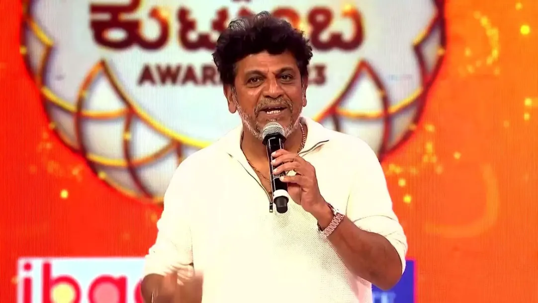 Shiva Rajkumar on the Award Stage | Zee Kannada Kutumba Awards 2023 