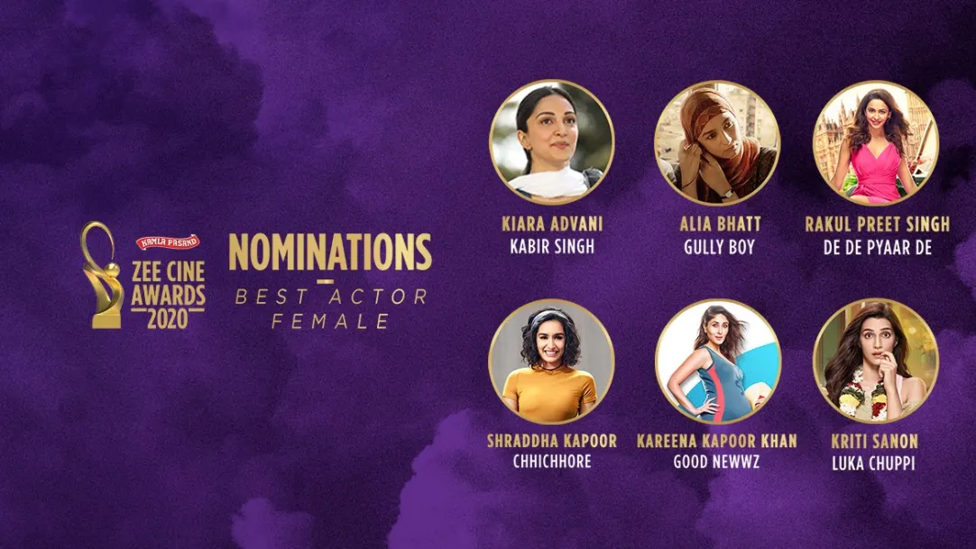 Nominations for the Best Actress 2020 | Zee Cine Awards Promo