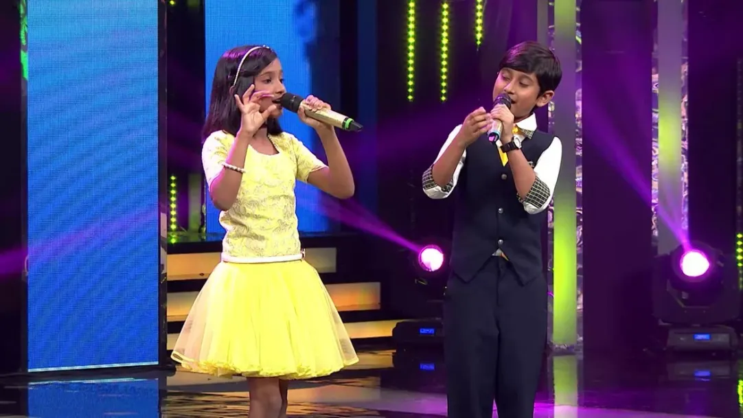 Anjali and Shreyan duet performance
