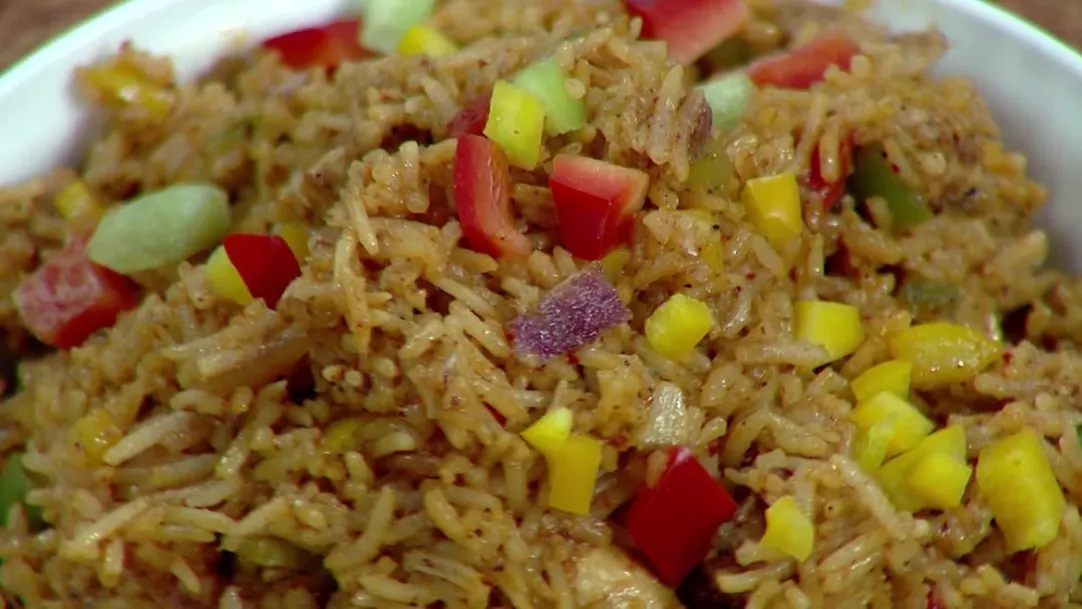Sweet & Spicy Recipe of Chicken Thai Rice in Bengali 