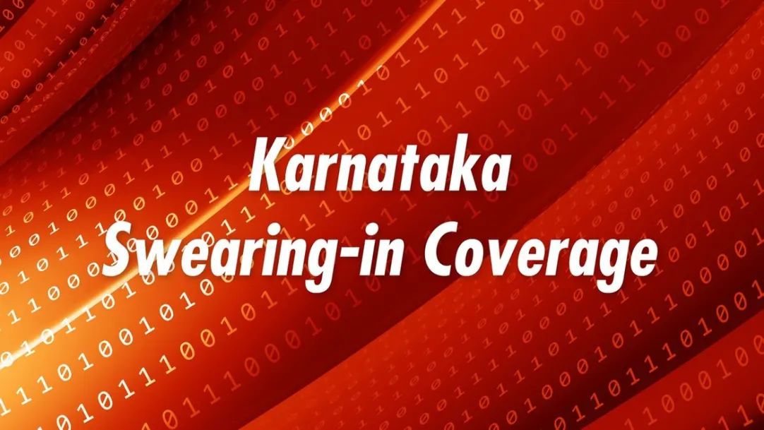 Karnataka Swearing-in Coverage Streaming Now On India Today