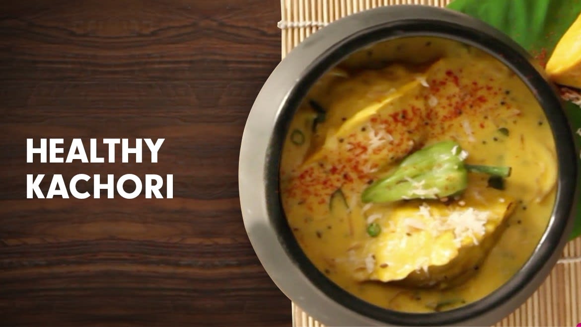 Watch Health Bhi Taste Bhi Season Steamed Kachori Kadhi Recipe by