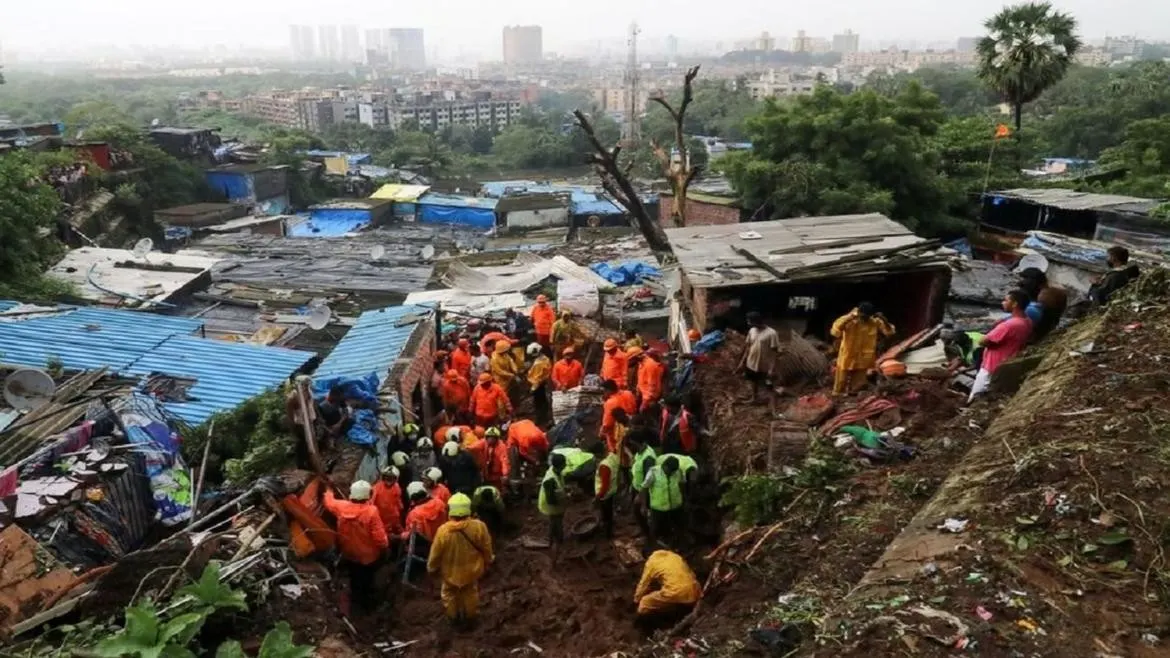 Watch Breaking News Landslide in Raigad killed five, nearly 100 people
