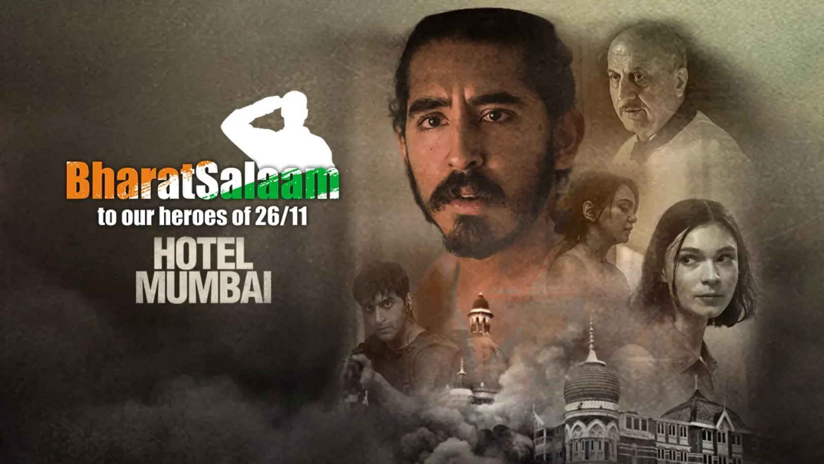 Bharat Salaam - Hotel Mumbai | Dev Patel | Anupam Kher | Mithoon Ft. B Praak & Sunidhi C 