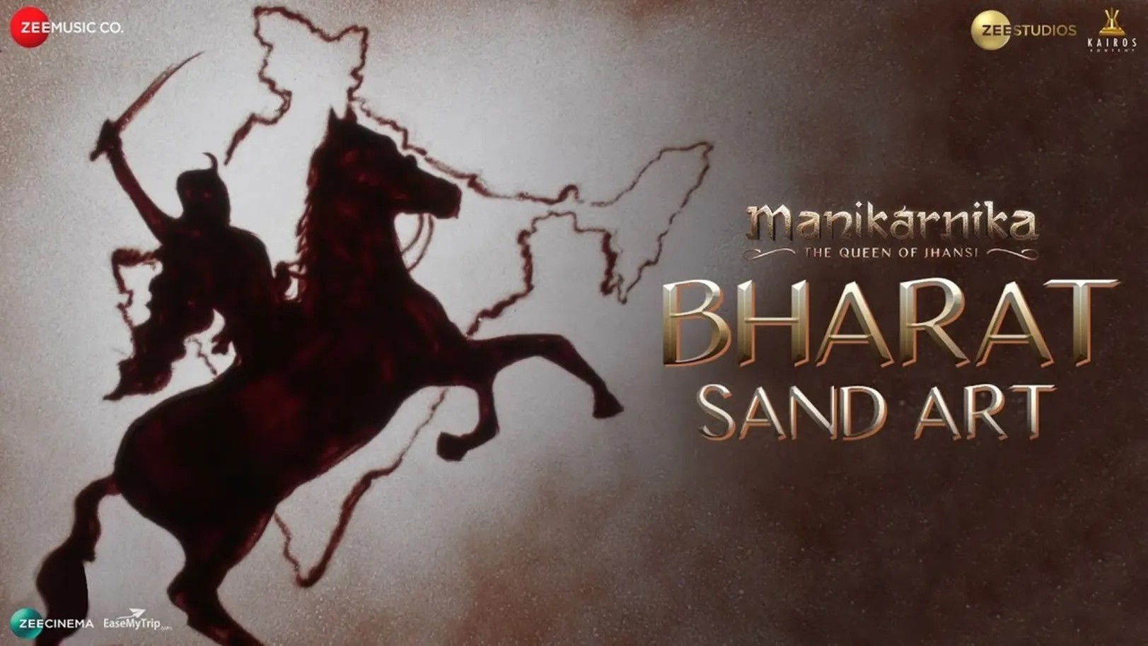 Bharat - Sand Art | Manikarnika | Kangana Ranaut 