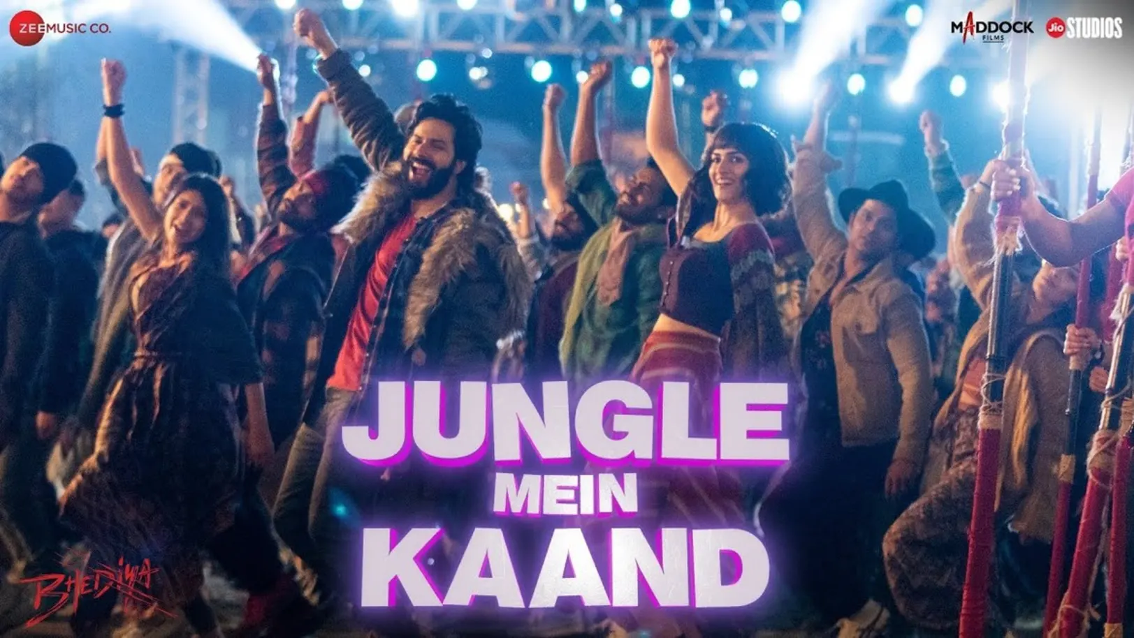 Jungle Mein Kaand - Bhediya | Sachin-Jigar, Vishal Dadlani, Sukhwinder Singh, Siddharth Basrur, Amitabh Bhattacharya 