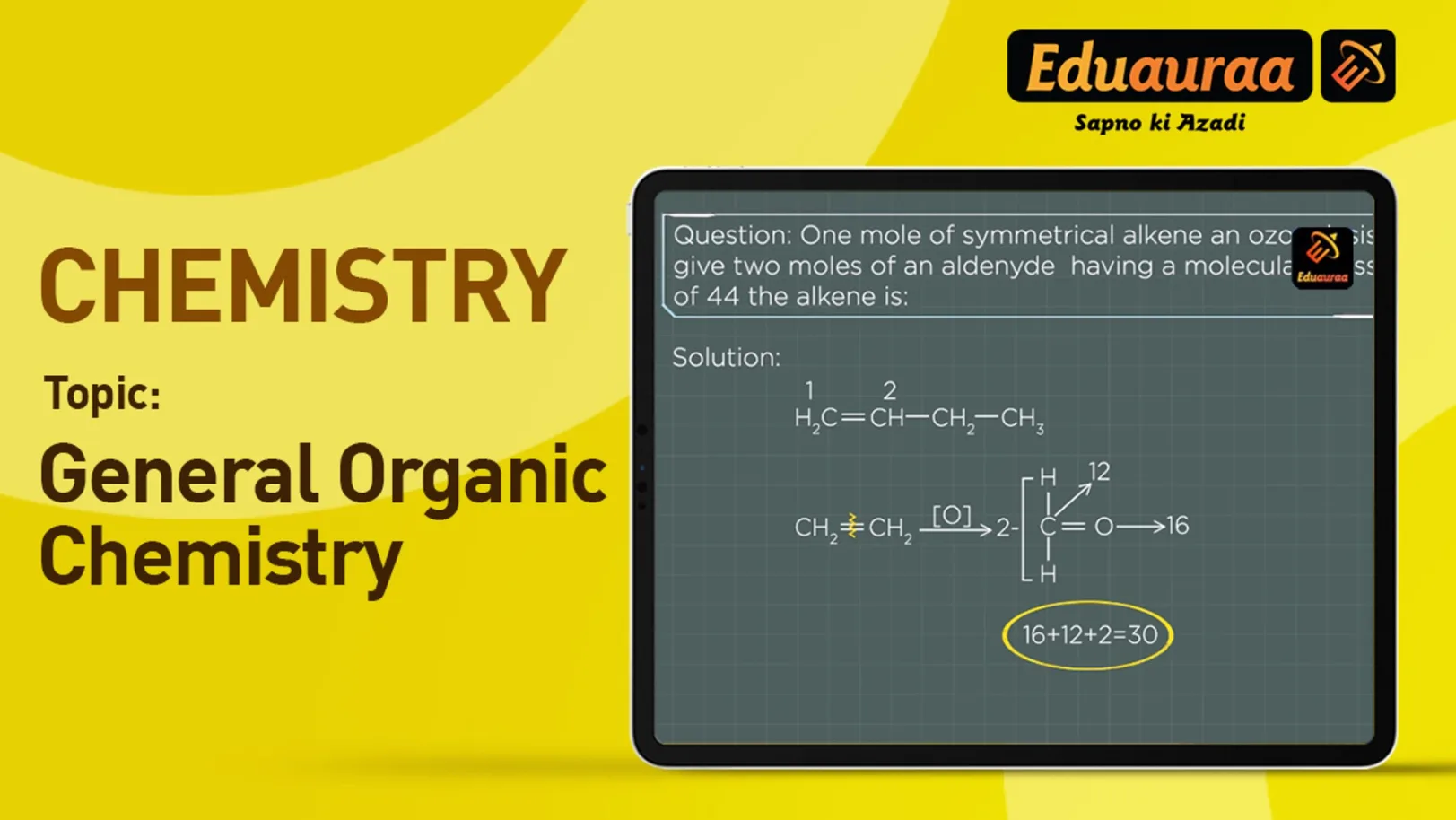 General Organic Chemistry 