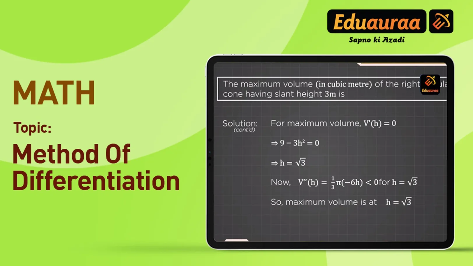 Method of Differentiation 