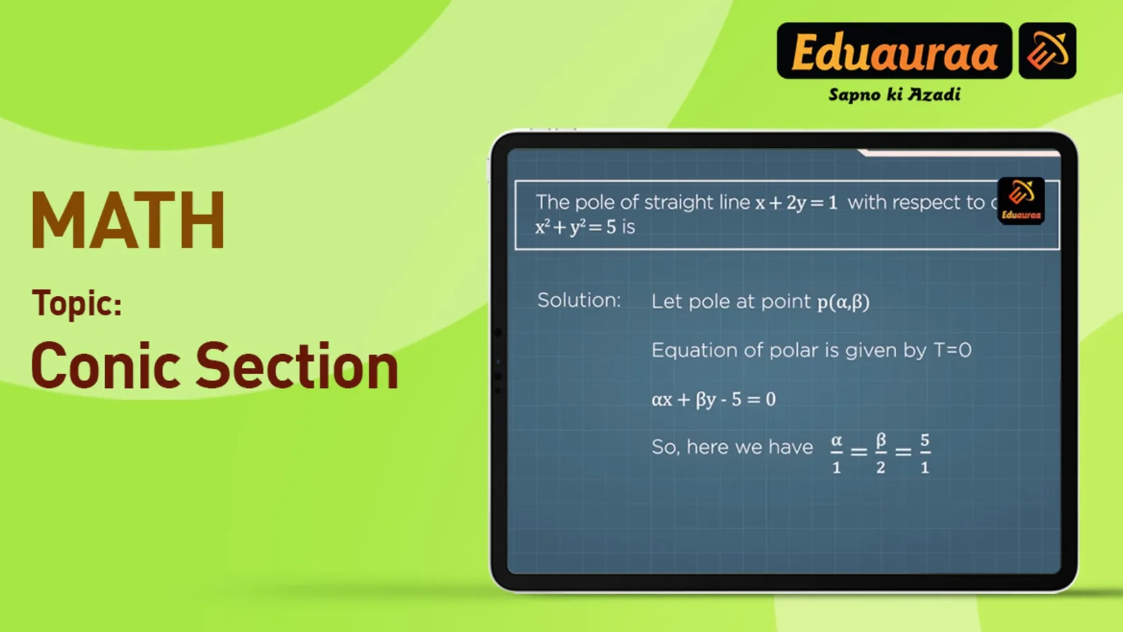 Conic Section 