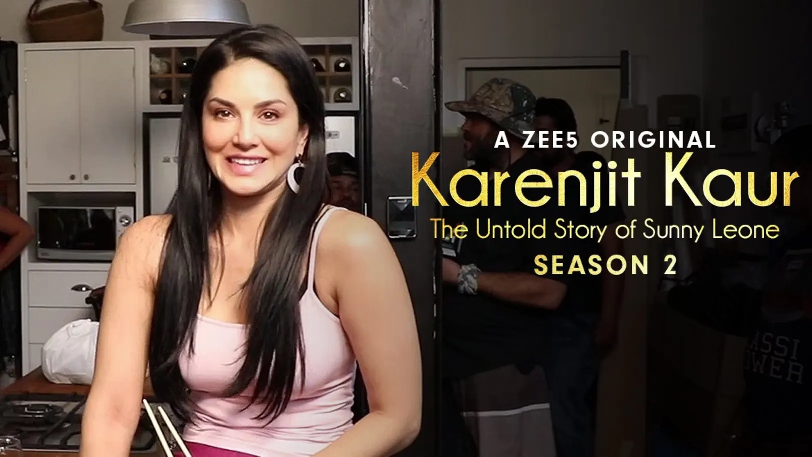 Sunny Leone in a Playful Mood - Karenjit Kaur Behind the Scenes 