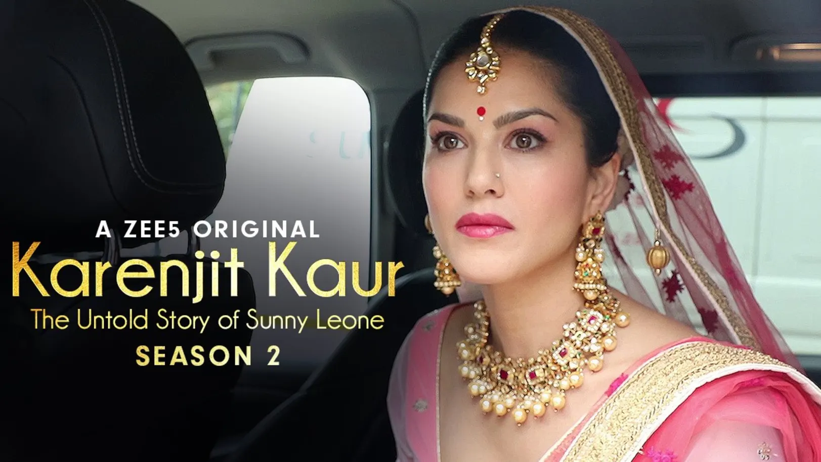 Sunny Leone Dressed as Bride - Karenjit Kaur Behind the Scenes 