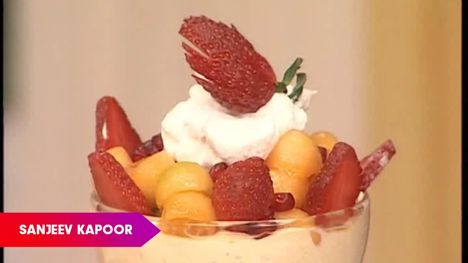 Mixed Fruit Custard by Sanjeev Kapoor - Khana Khazana Episode 122