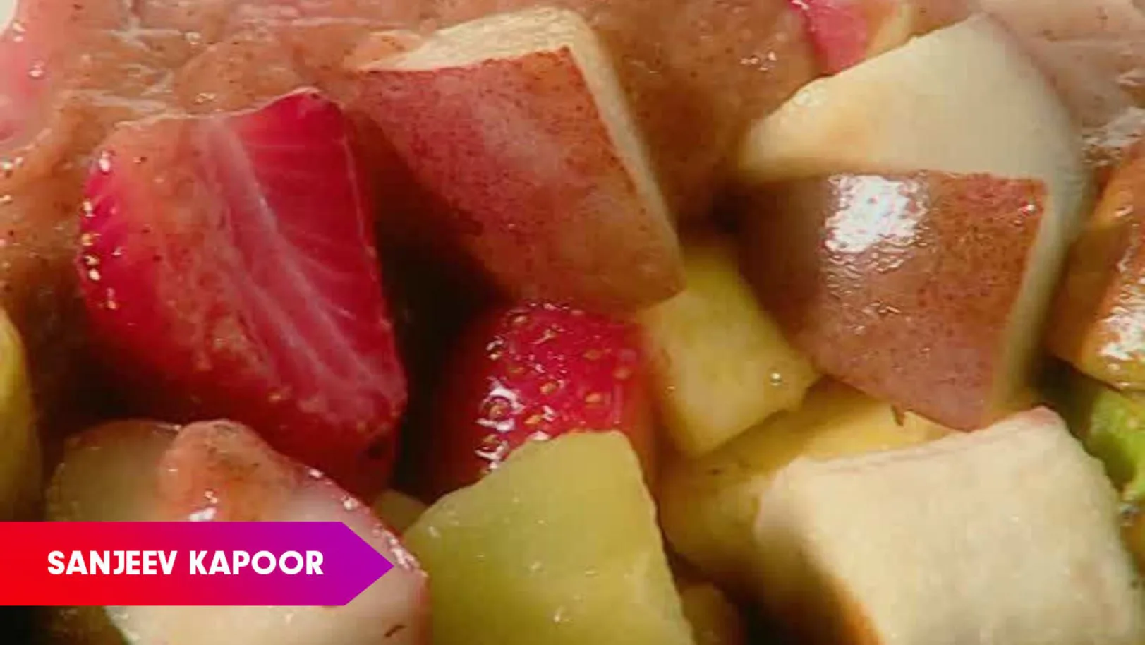 Sizzling Fruits with Mixed Fruits Salad by Sanjeev Kapoor - Khana Khazana Episode 141