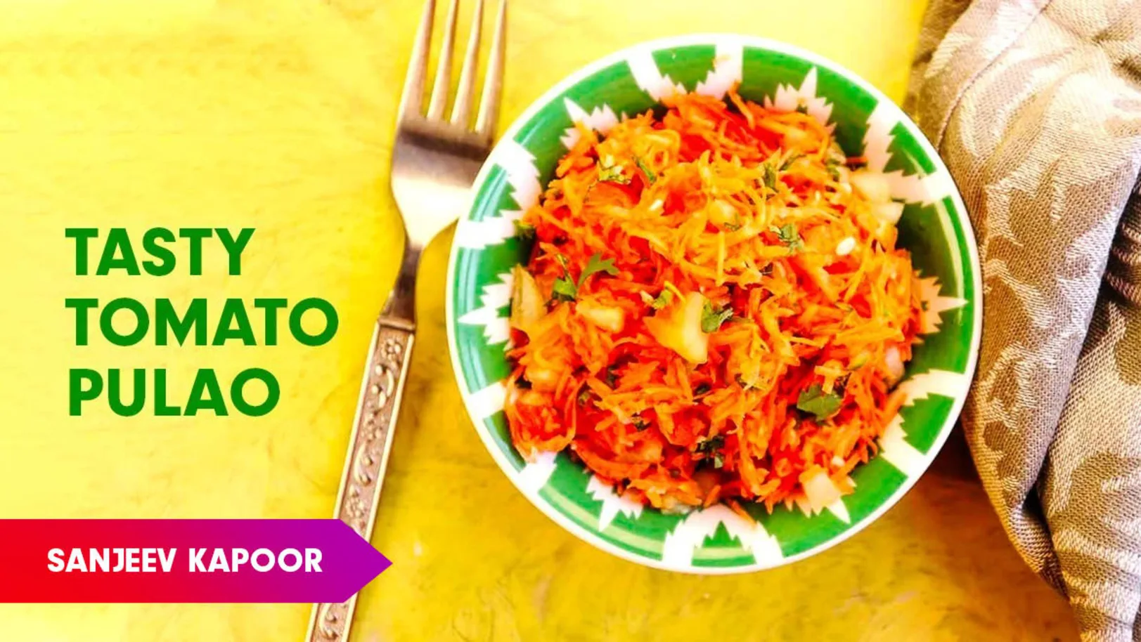 Carrot & Tomato Pulao Recipe by Sanjeev Kapoor Episode 162
