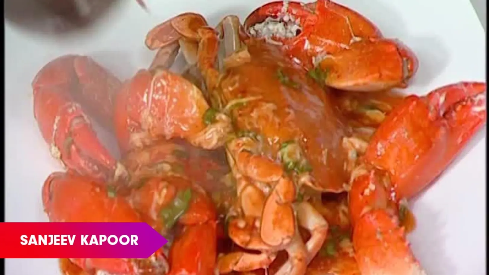 Chilli Garlic Crab by Sanjeev Kapoor - Khana Khazana Episode 443