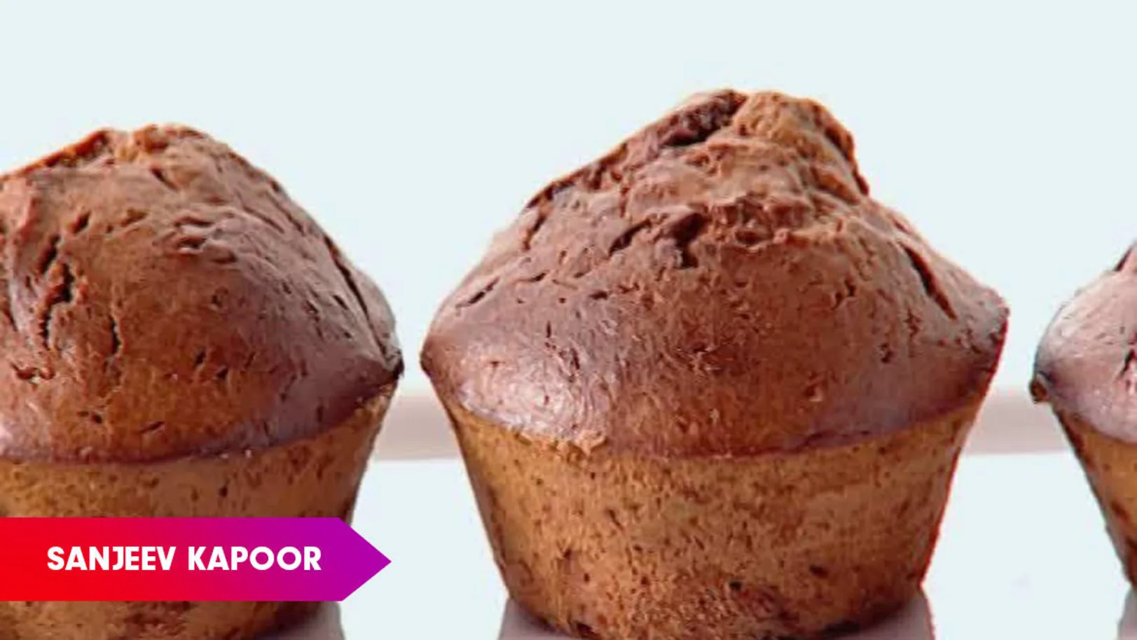 Chocolate Banana Cup Cake by Sanjeev Kapoor - Khana Khazana Episode 620