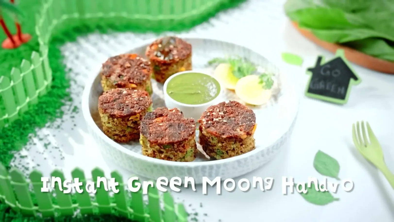 Healthy and Tasty Green Moong Handvo | Junior Menu 
