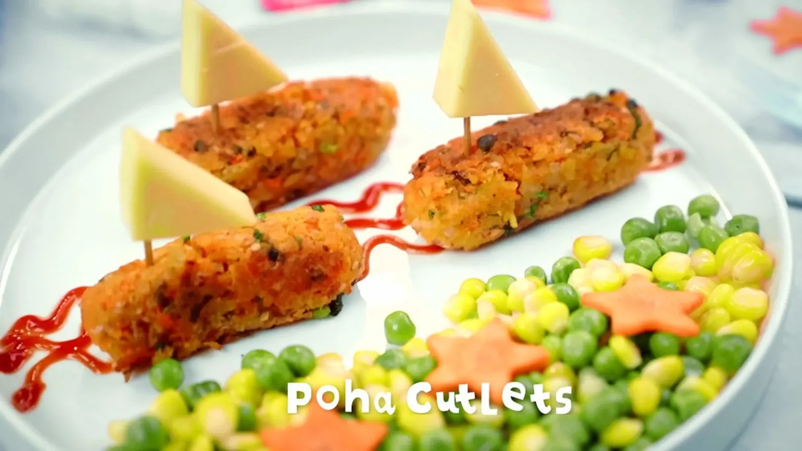Special 'Poha Cutlets' for Kids | Junior Menu 
