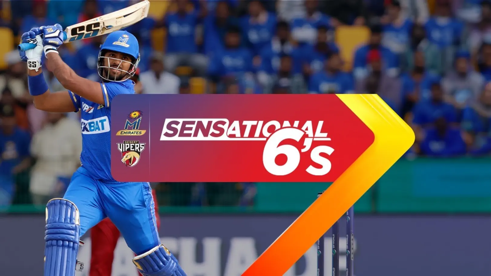 MI Emirates vs Desert Vipers | Full Match | Sensational 6s 