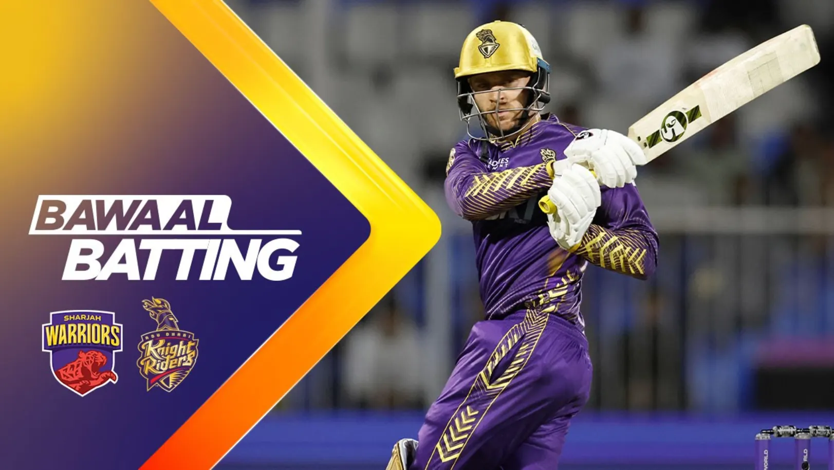 Sharjah Warriors vs Abu Dhabi Knight Riders | Full Match | Bawaal Batting 