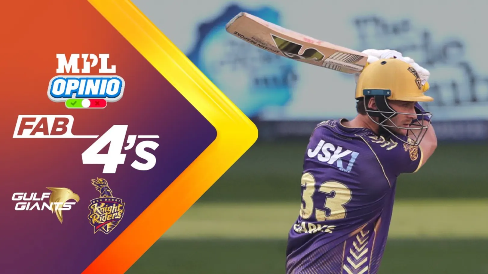 Gulf Giants vs Abu Dhabi Knight Riders | Full Match | Fab 4s 