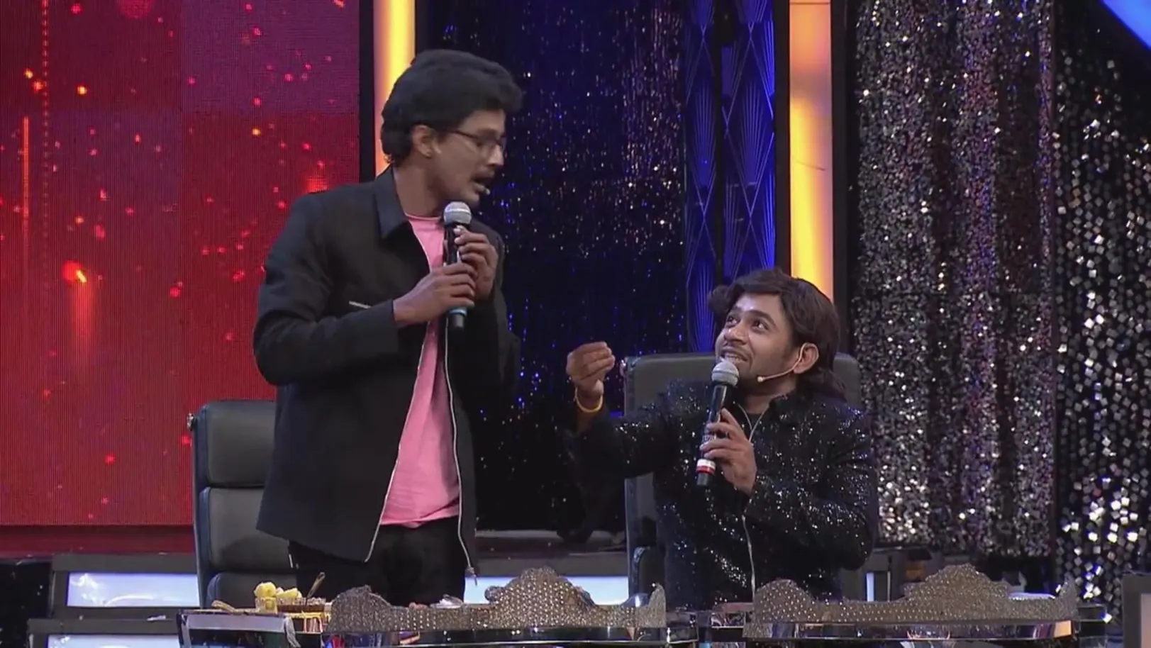 Hilarious Mimicry of Arjun Janya and Vijay Prakash | Drama Juniors Season 5 
