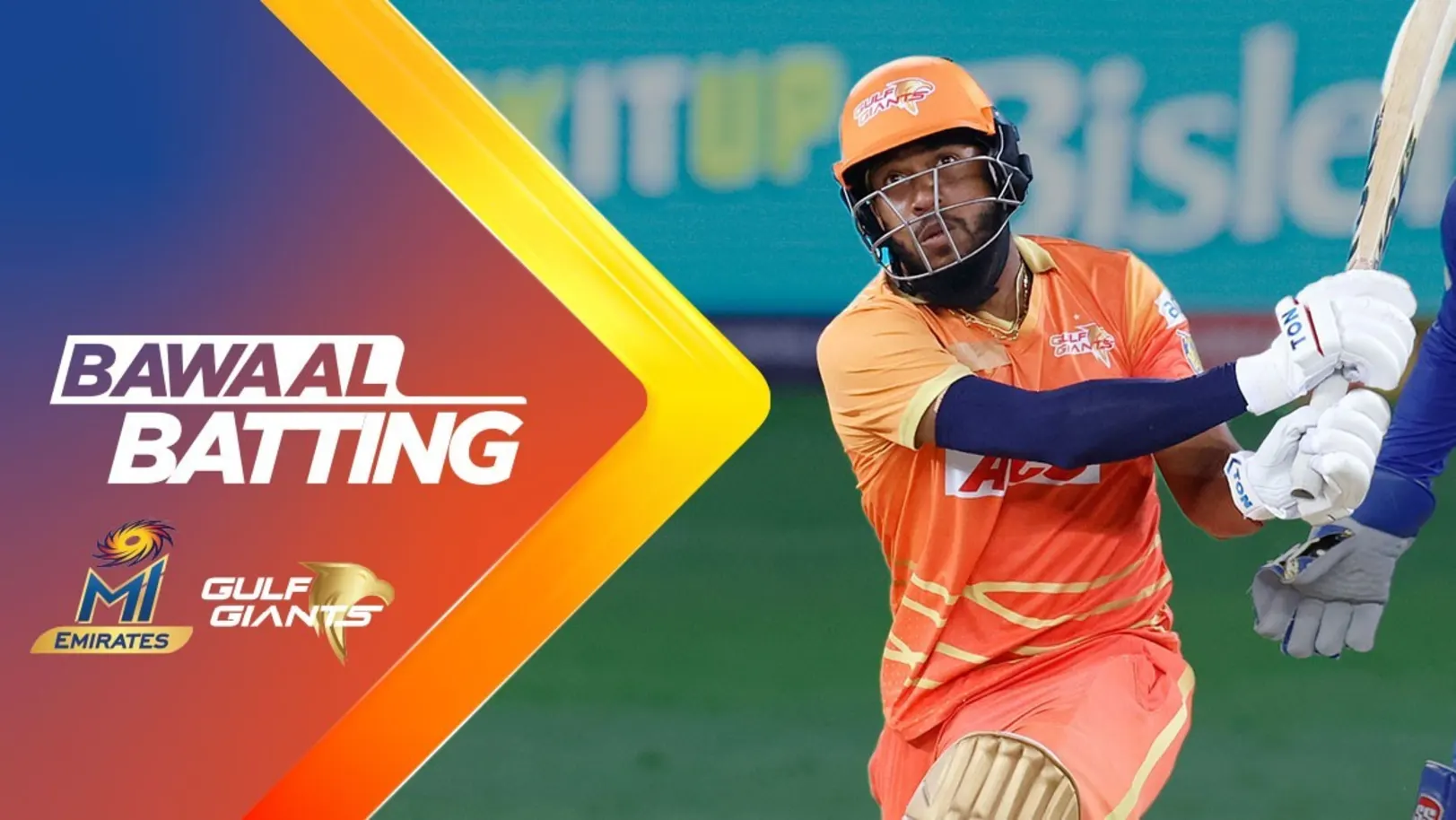 MI Emirates vs Gulf Giants | Full Match | Bawaal Batting 