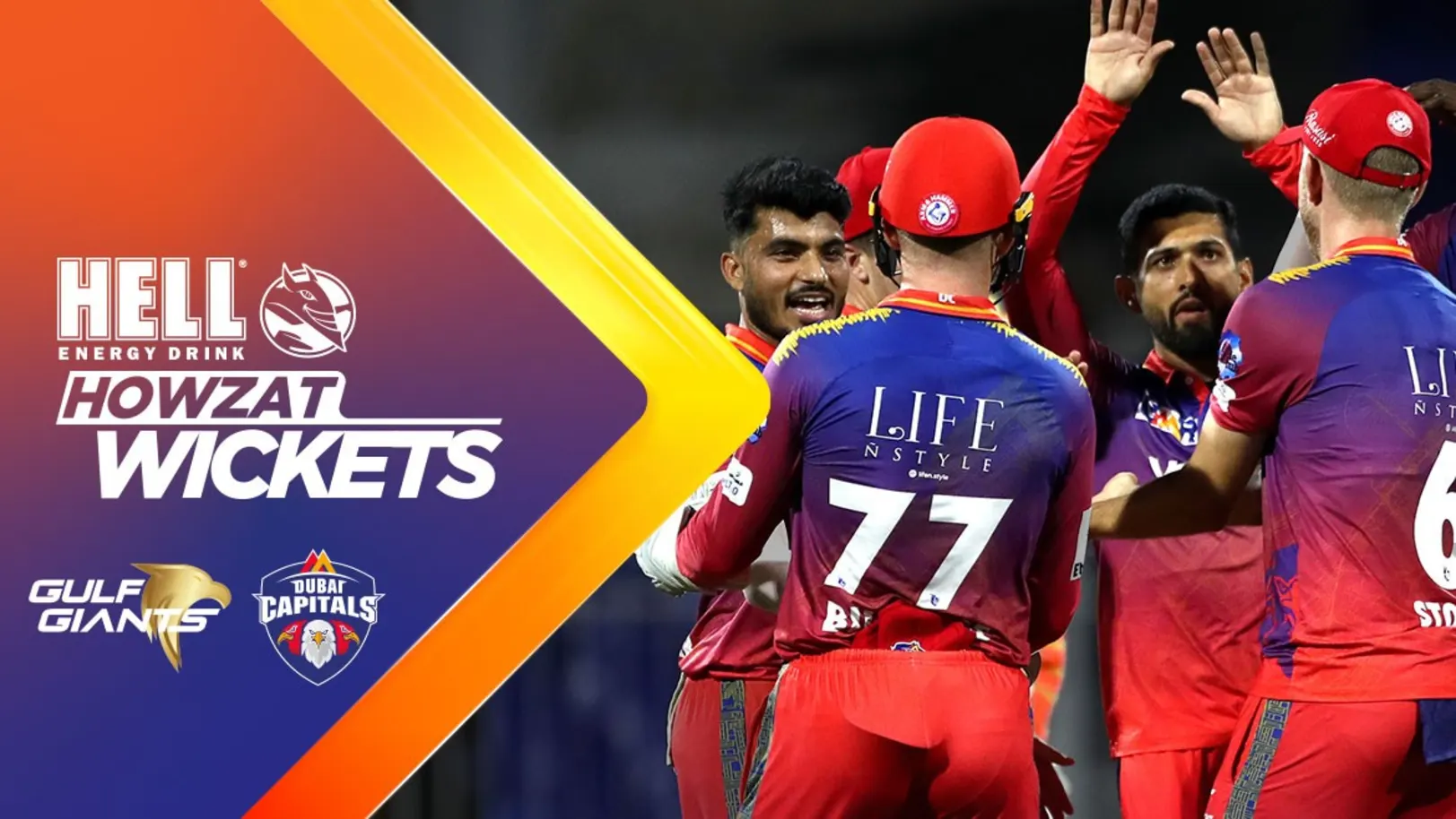Dubai Capitals vs Gulf Giants | Full Match | Howzatt Wickets 