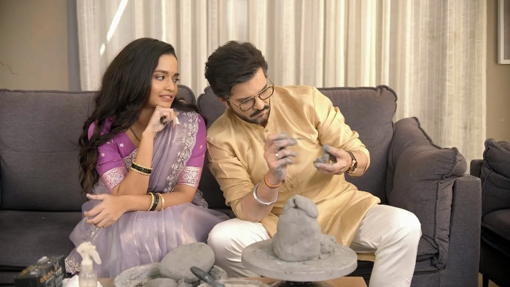 AJ and Leela Sculpt Lord Ganesha's Idol | Navri Mile Hitlerla | Promo