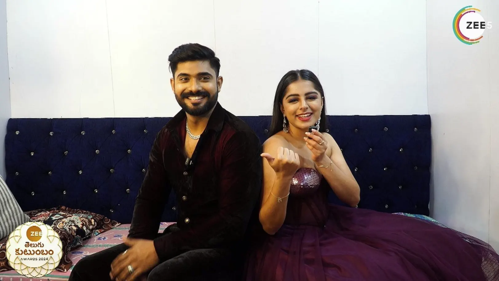 Ram and Seetha Talk about Each Other | Zee Telugu Kutumbam Awards 2024 