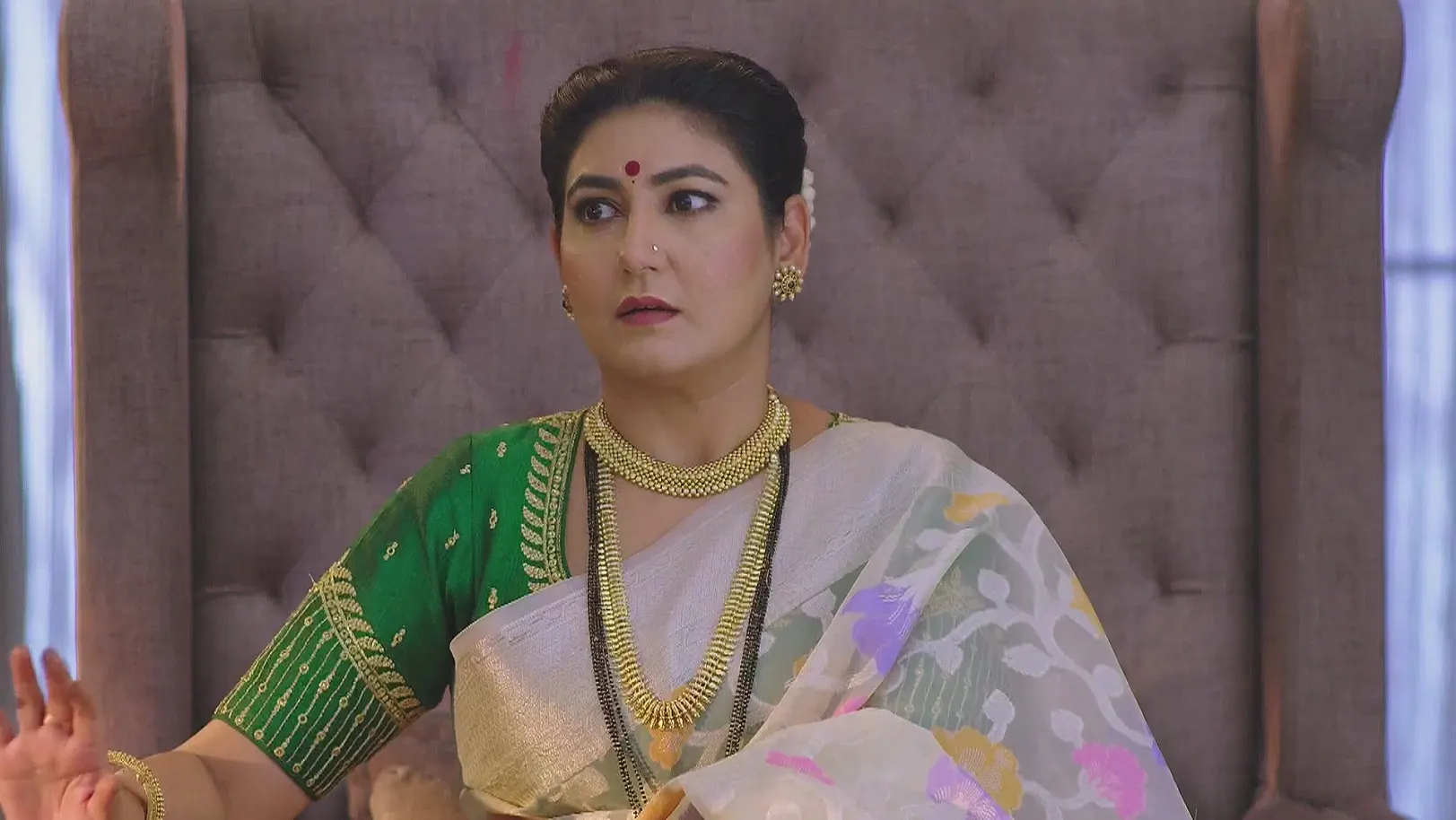 The Journalist Questions Ahilya Devi about Aditya - Paaru 