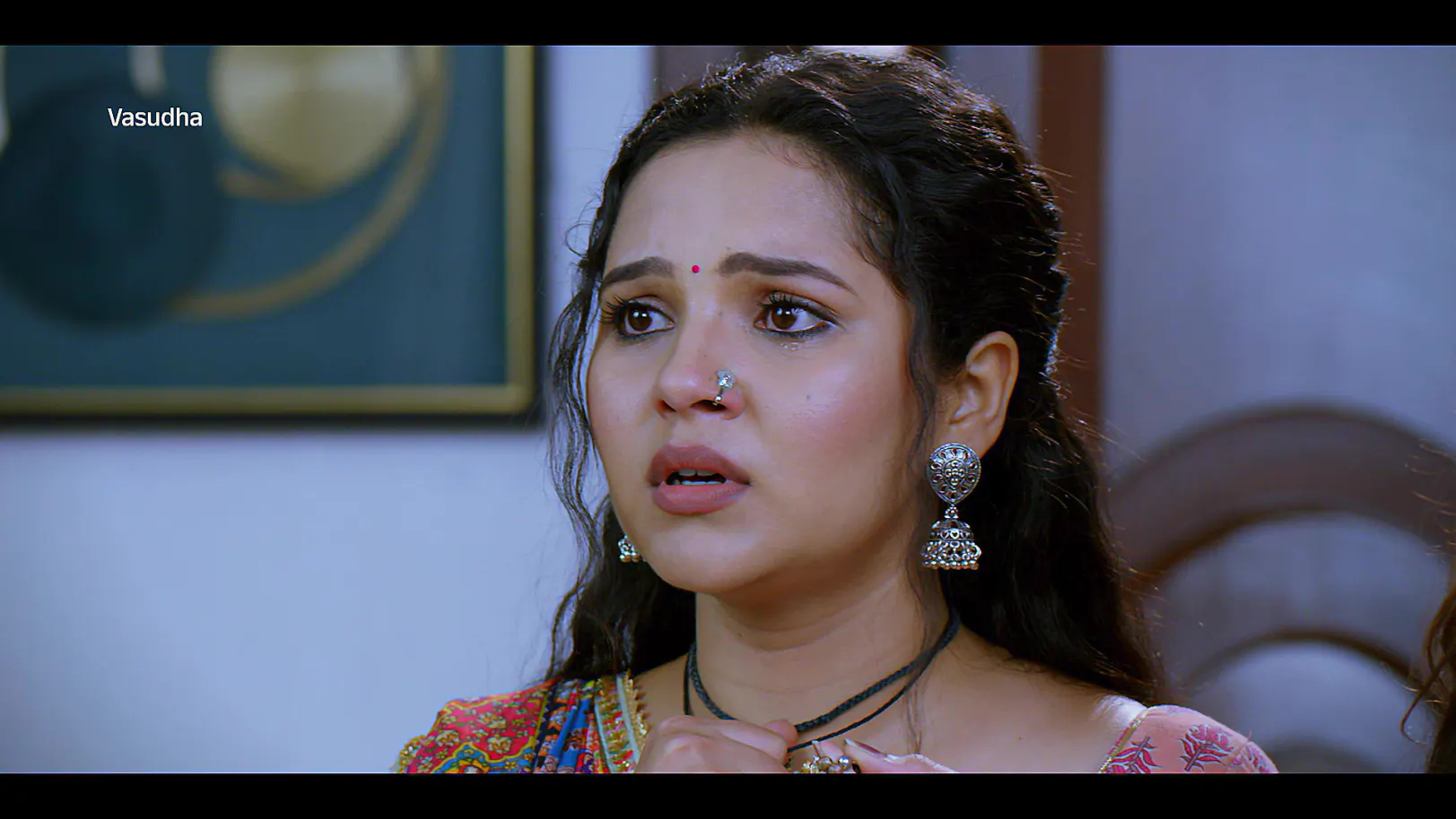 Megha Reveals Vasudha’s Secret to Chandrika - Vasudha - Promo