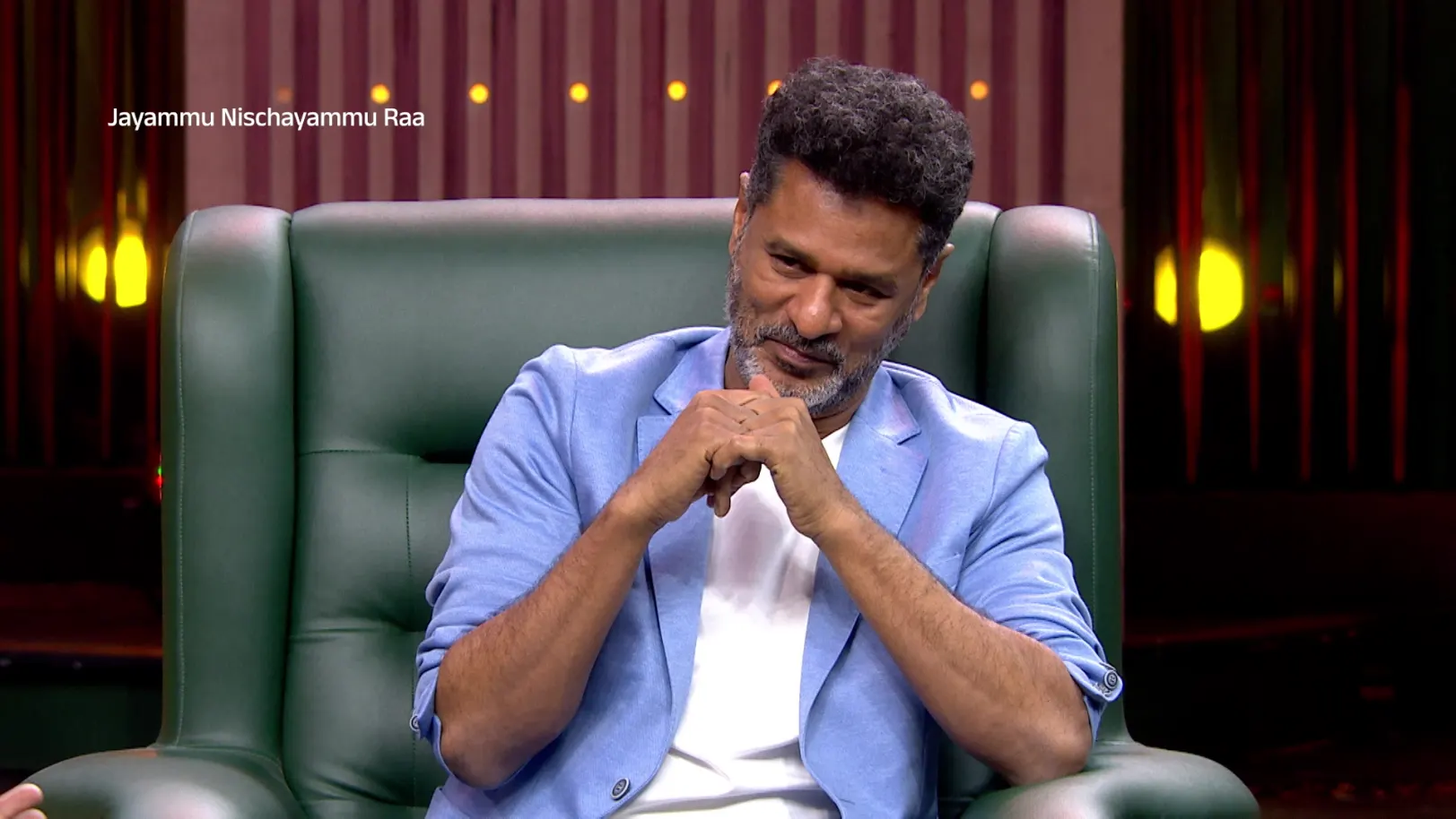 Prabhu Deva's Witty Answers to Jagapathi's Quiz - Jayammu Nischayammu Raa - Promo