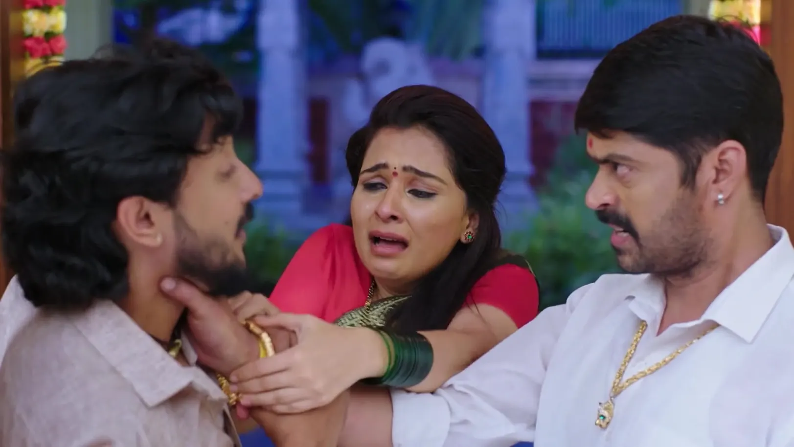 Nagegowda Punishes Rani - Annayya Nagegowda Punishes Rani - Annayya