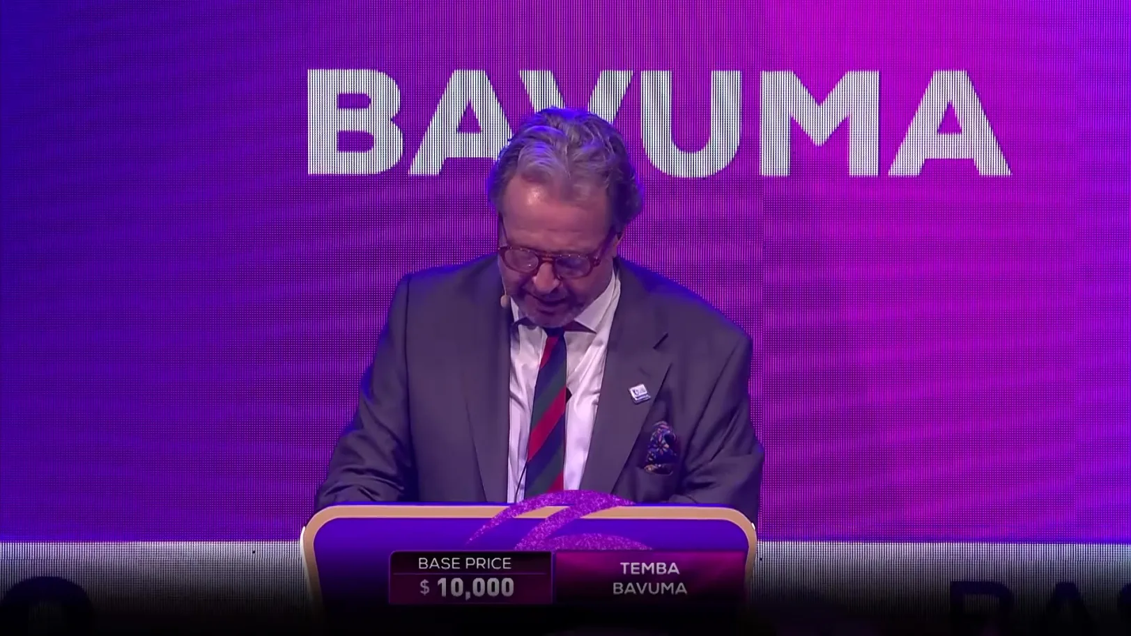 DP World ILT20 Season 4| Auction Bids | Temba Bavuma 