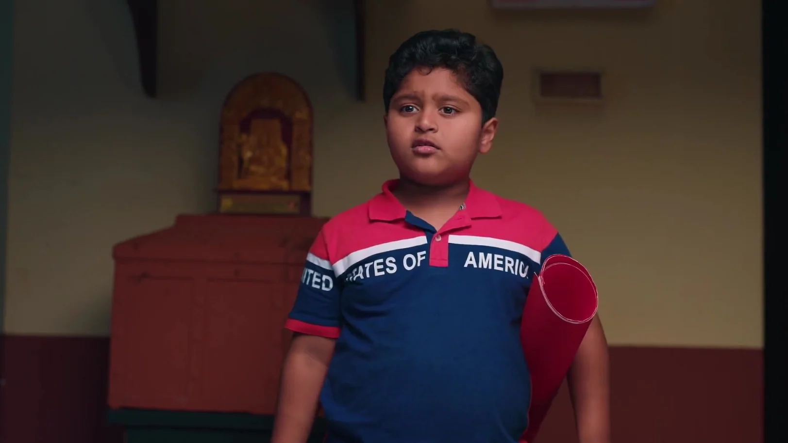 Goutham Helps Akash with a School Project - Amruthadhaare 