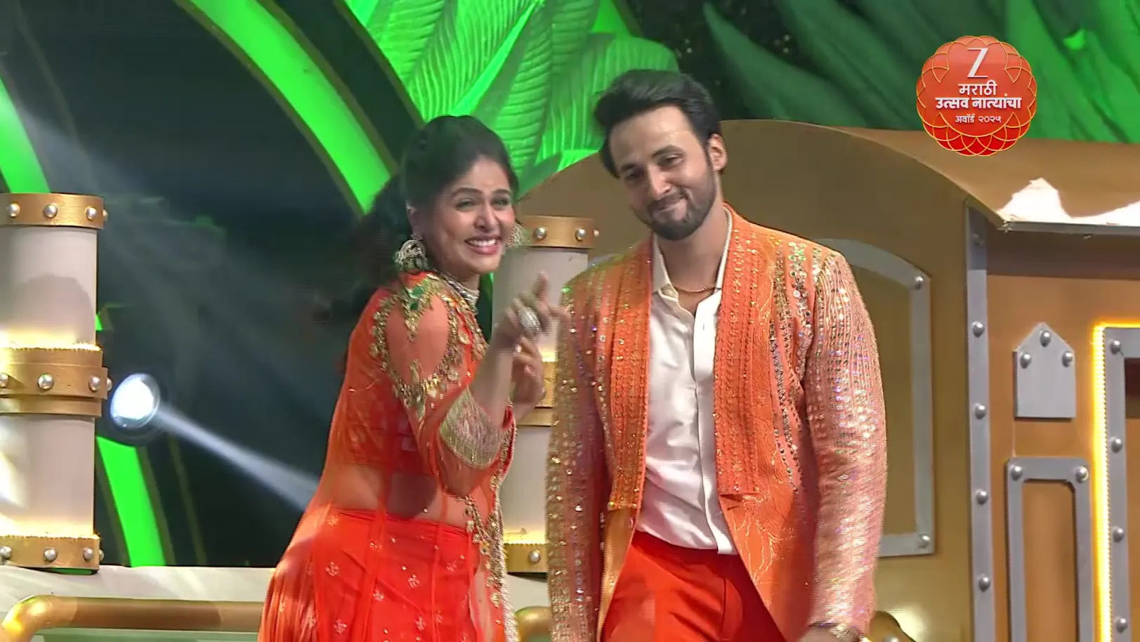 Beloved Duo Siddhiraj and Bhavana - Zee Marathi Awards 2025 